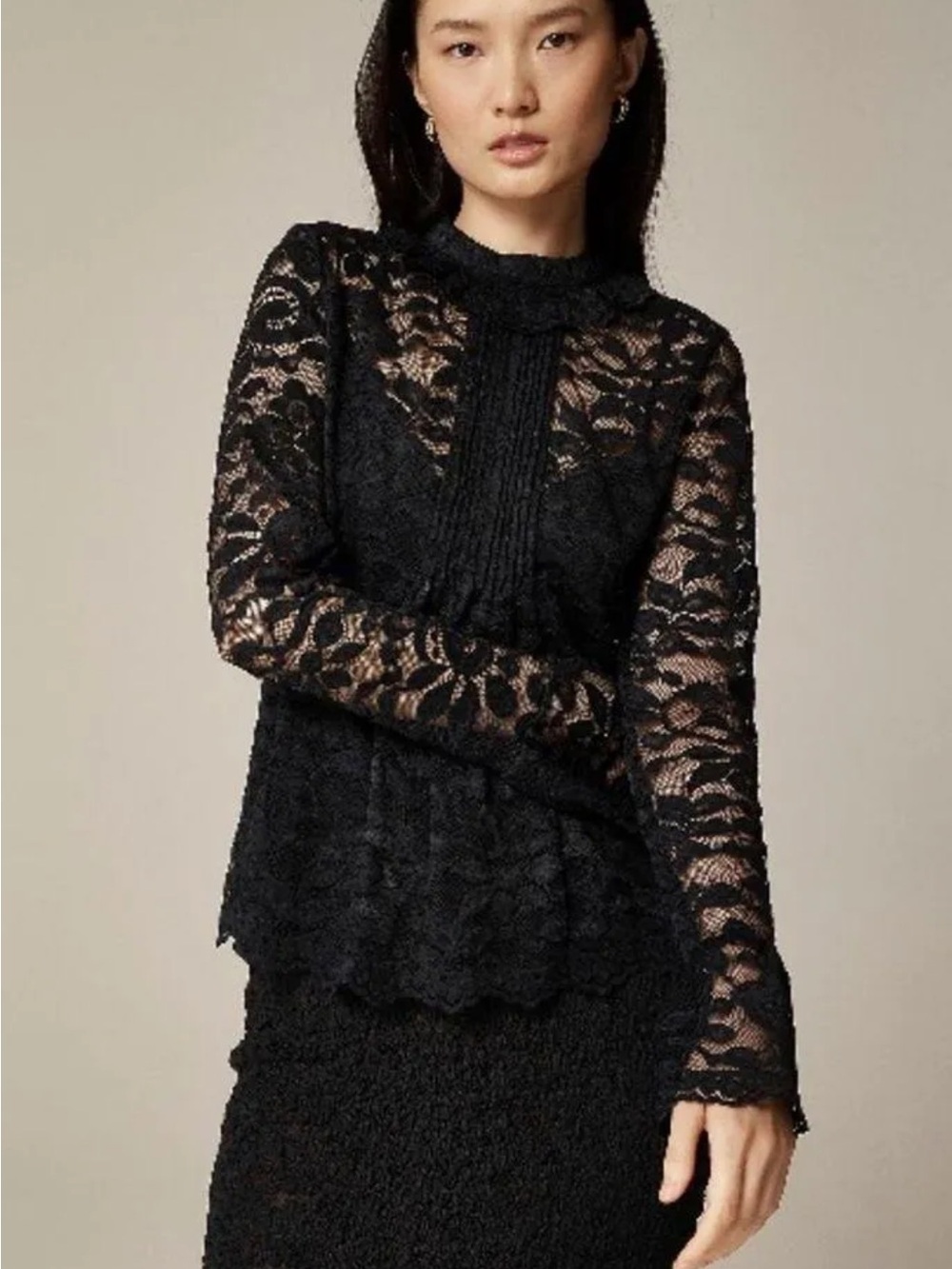 NWT J.Crew lace long sleeve